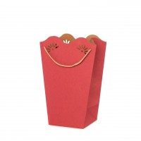 Daisy Pot Shopper Kraft Large Red (12) IYIRO